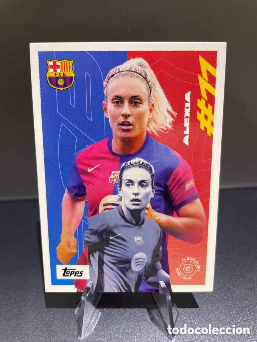 Cromos de f&uacute;tbol: Alexia Putellas #11 39 First Goal FC Barcelona Team Set Topps 2024-25