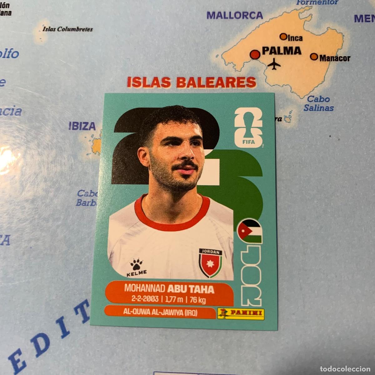 Cromos de f&uacute;tbol: Jordania n&uacute;mero 12 cromo panini Mundial Fifa World Cup 2026