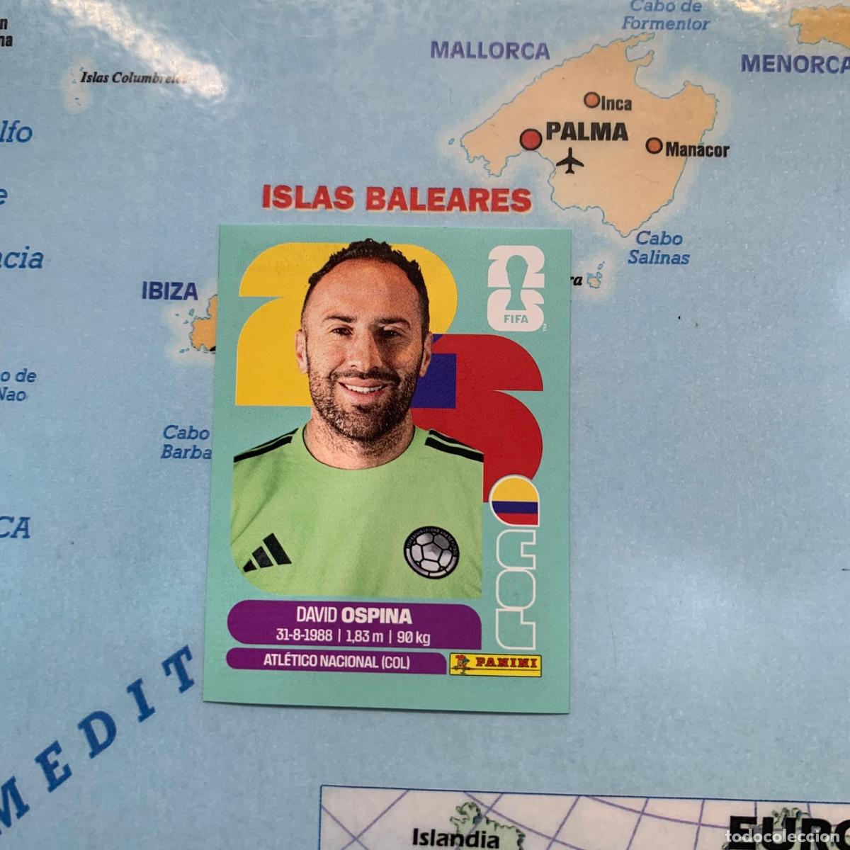 Cromos de f&uacute;tbol: Colombia n&uacute;mero 3 cromo panini Mundial Fifa World Cup 2026