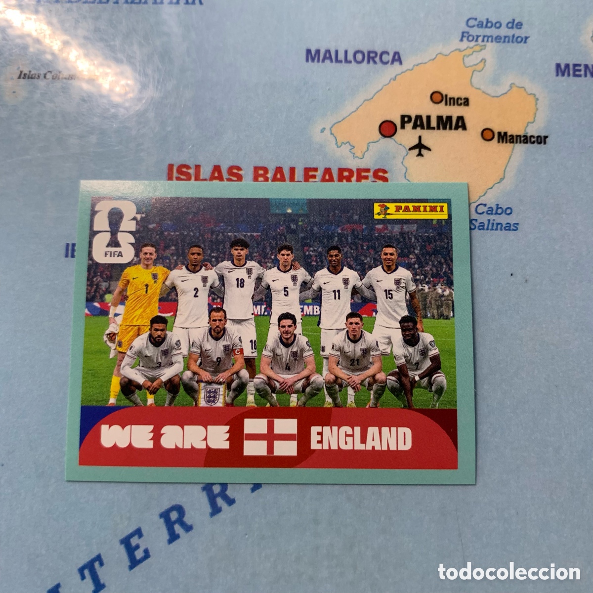 Cromos de f&uacute;tbol: Inglaterra numero 13 cromo panini Mundial Fifa World Cup 2026