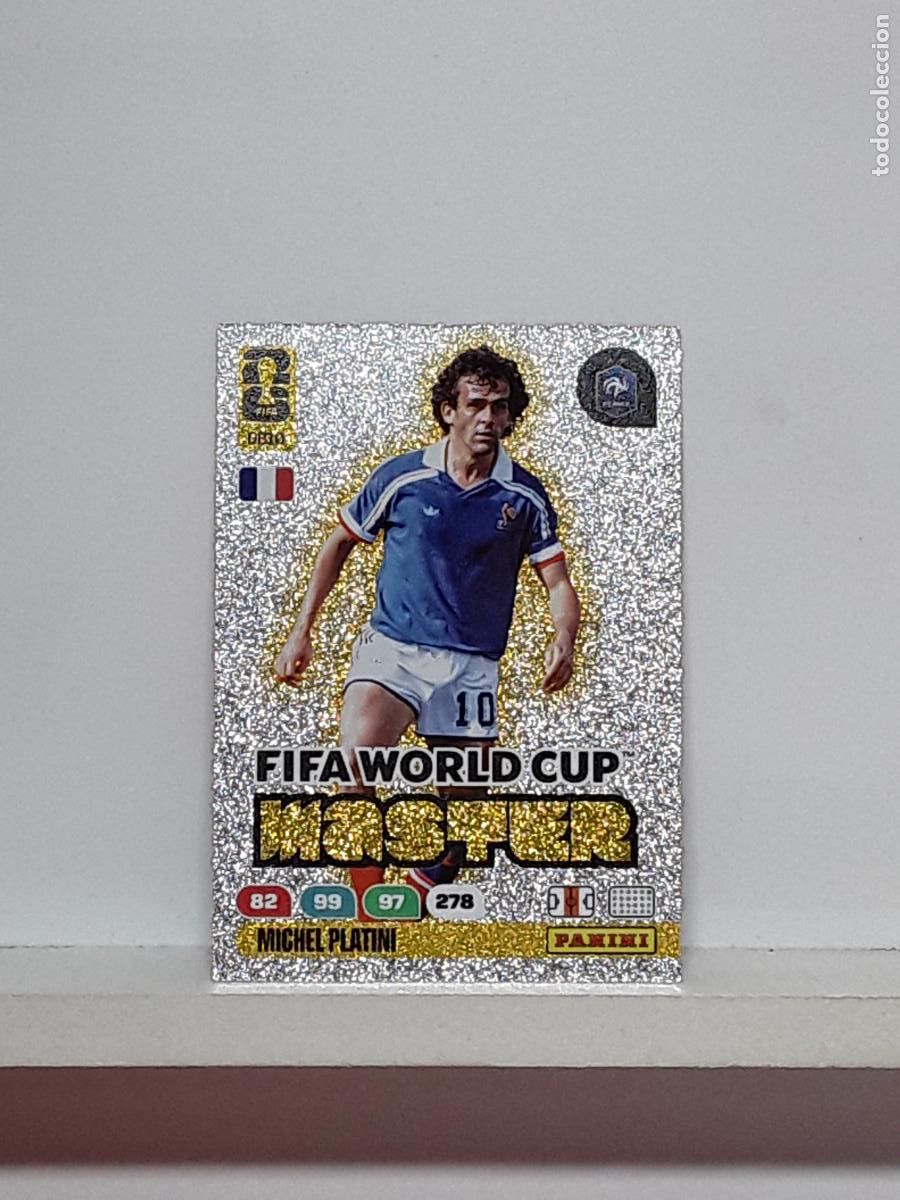 Cromos de f&uacute;tbol: ADRENALYN MUNDIAL 2026 WORLD CUP 26 ALBUM PANINI N DB10 DB10 DB 10 FRANCIA MASTER MICHEL PLATINI