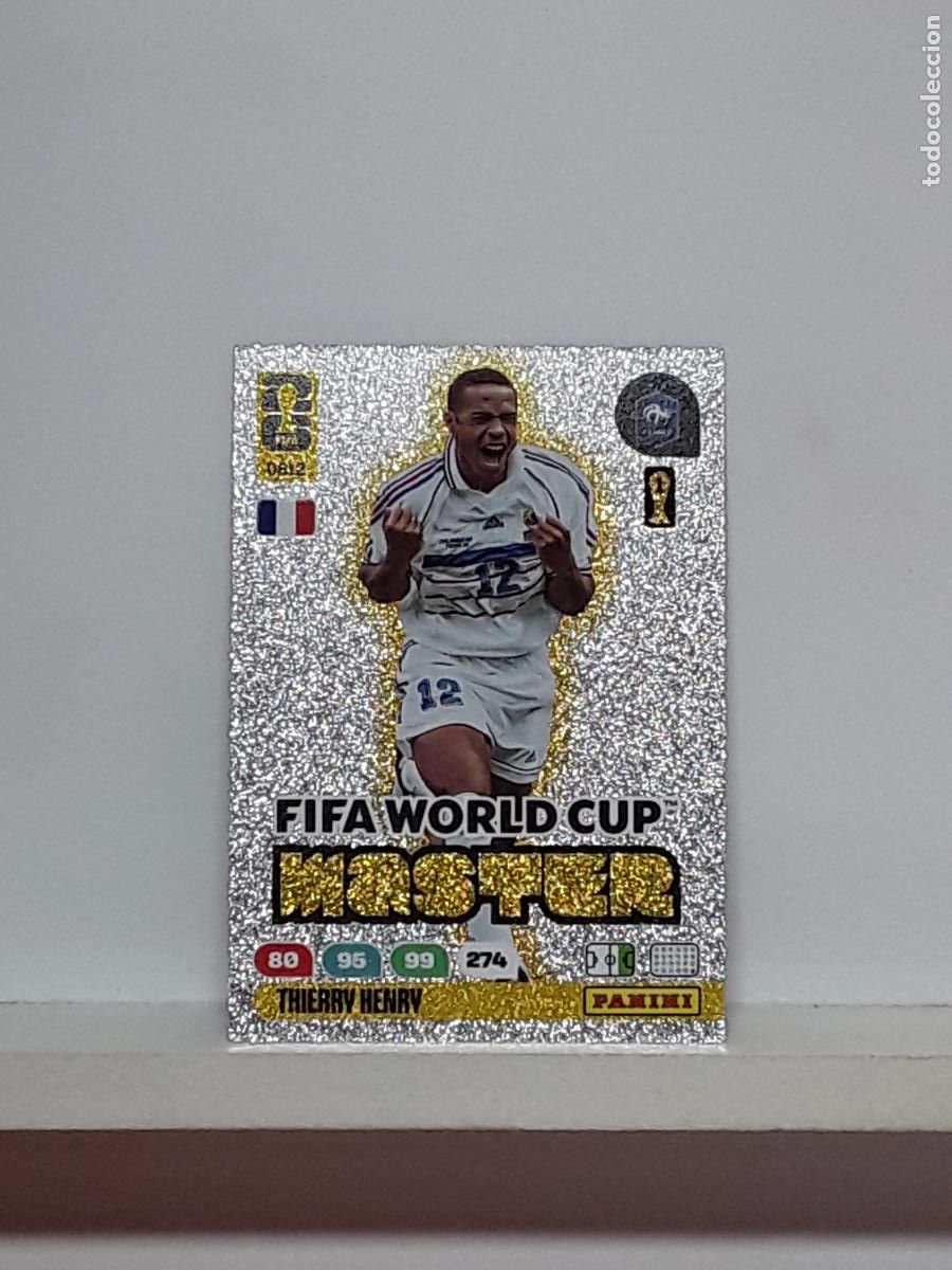 Cromos de f&uacute;tbol: ADRENALYN MUNDIAL 2026 WORLD CUP 26 ALBUM PANINI N DB12 DB12 DB 12 FRANCIA MASTER THIERRY HENRY