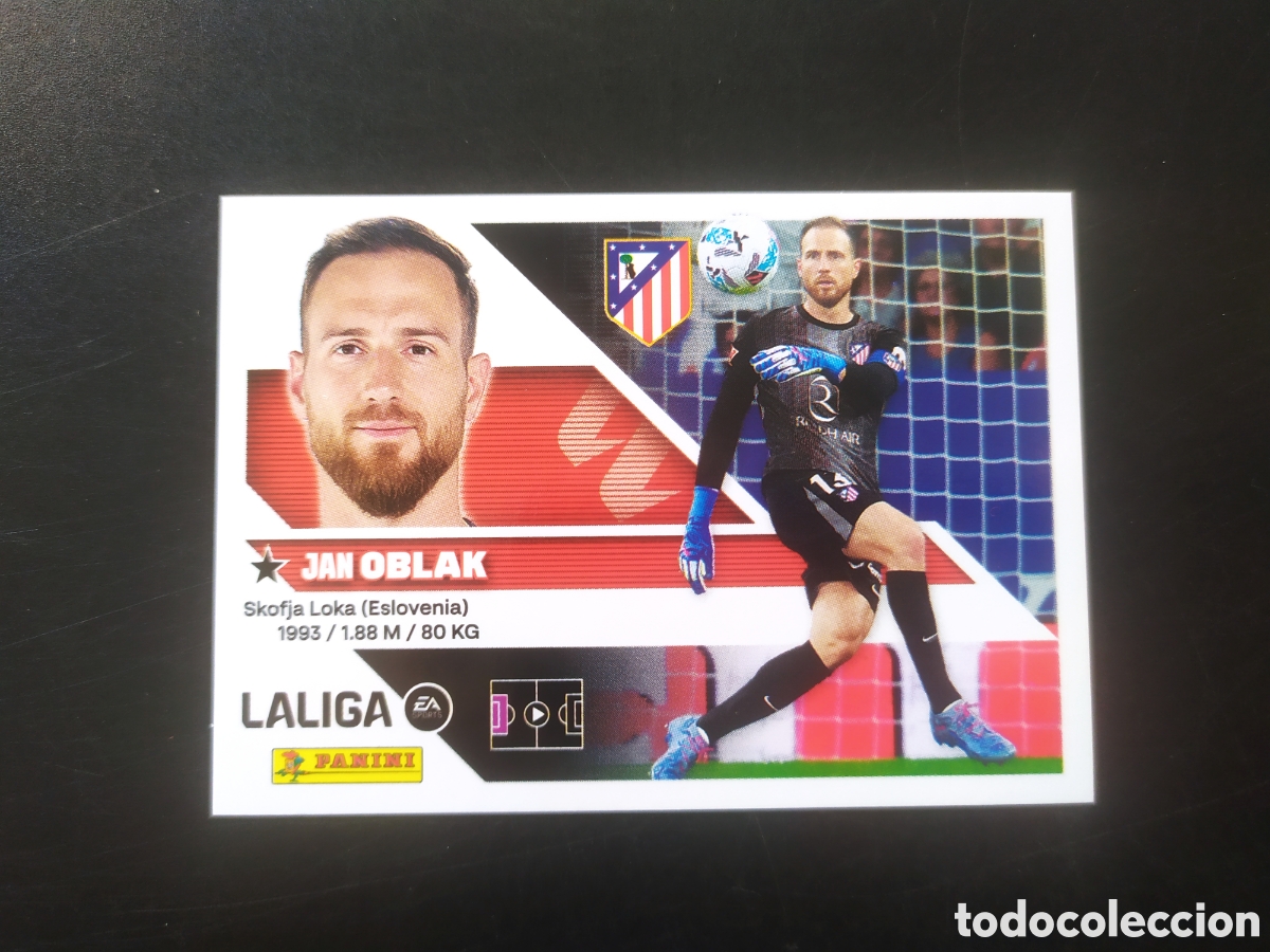 Cromos de f&uacute;tbol: Liga este 2026 2027 26 27 panini Oblak n&deg; 3 Atl&eacute;tico Madrid