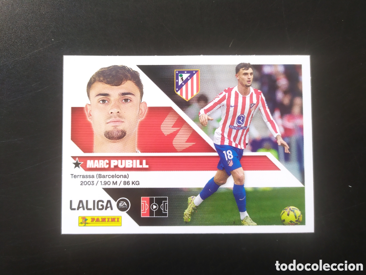 Cromos de f&uacute;tbol: Liga este 2026 2027 26 27 panini Pubill n&deg; 7 Atl&eacute;tico Madrid