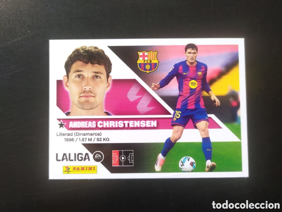 Cromos de f&uacute;tbol: Liga este 2026 2027 26 27 panini Christensen n&deg; 6B 6 B Barcelona