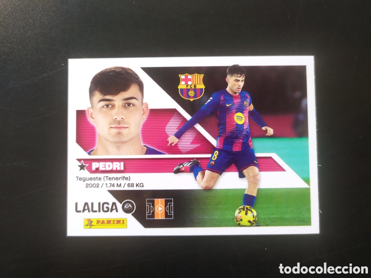 Cromos de f&uacute;tbol: Liga este 2026 2027 26 27 panini Pedri n&deg; 15 Barcelona