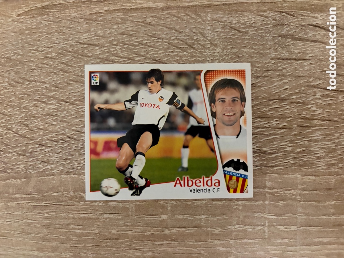 Cromos de f&uacute;tbol: ALBELDA LIGA ESTE EDICIONES ESTE 2004 2005 04 05 VALENCIA C.F.