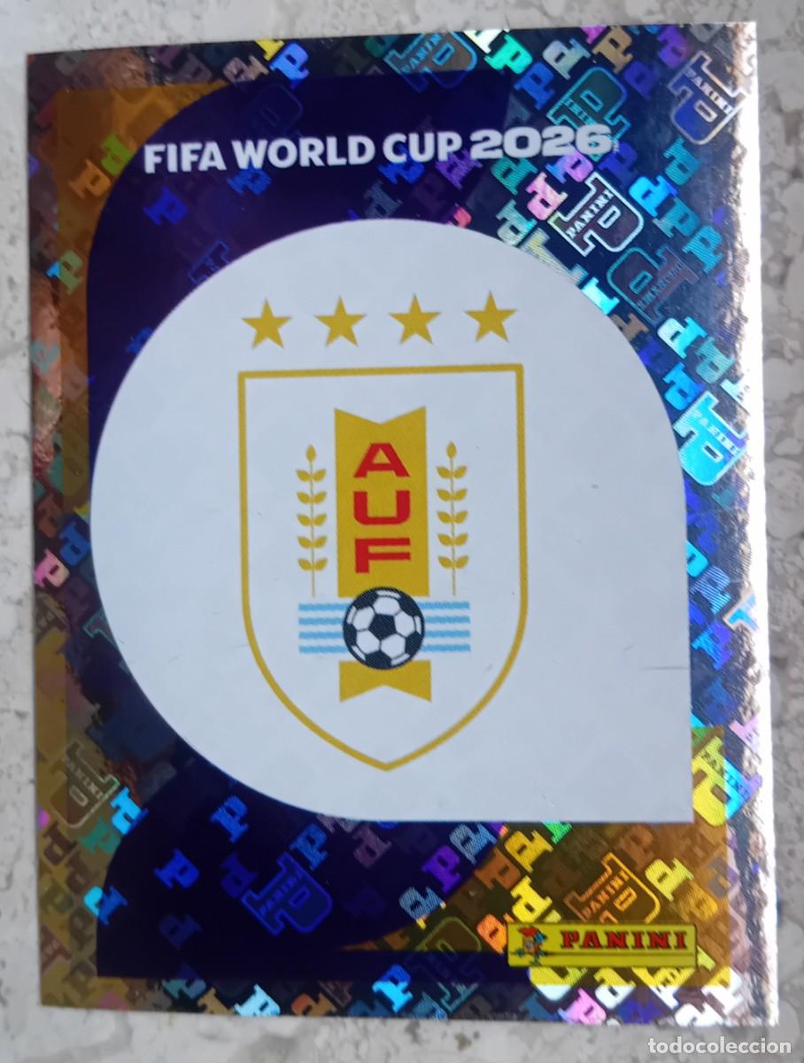 Cromos de f&uacute;tbol: Figurina Panini 2026 Cromo World Cup Usa Mundial 2026 scudetto escudo badge Uruguay n URU 1
