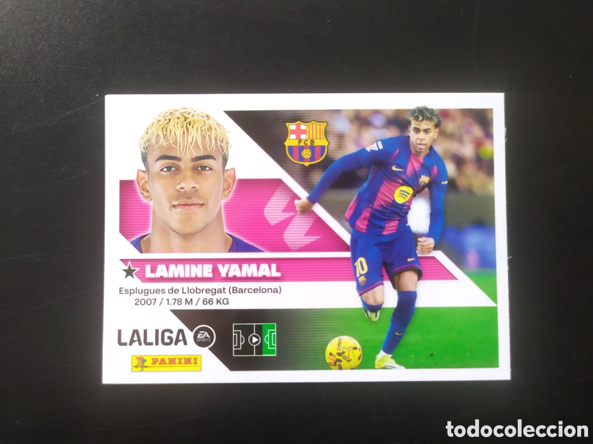 Cromos de f&uacute;tbol: Liga este 2026 2027 26 27 panini Lamine Yamal n&deg; 20 Barcelona