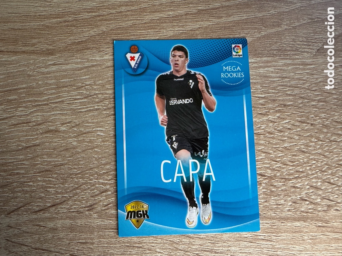 Cromos de f&uacute;tbol: 189 CAPA MEGA ROOKIES MEGACRACKS MGK 2015 2016 15 16 S.D. EIBAR