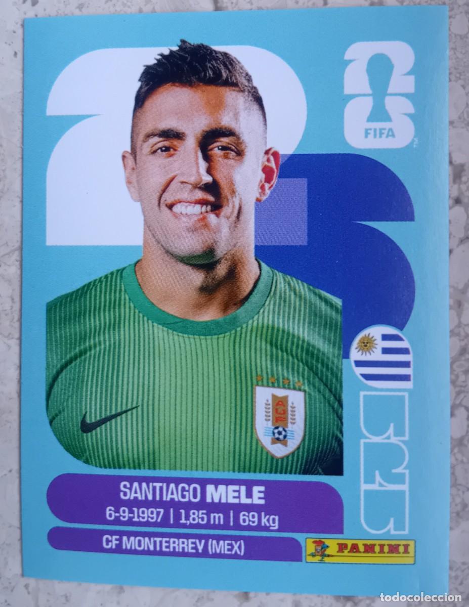 Cromos de f&uacute;tbol: Figurina Panini 2026 Cromo World Cup Usa Mundial 2026 Santiago Mele Uruguay n URU 3