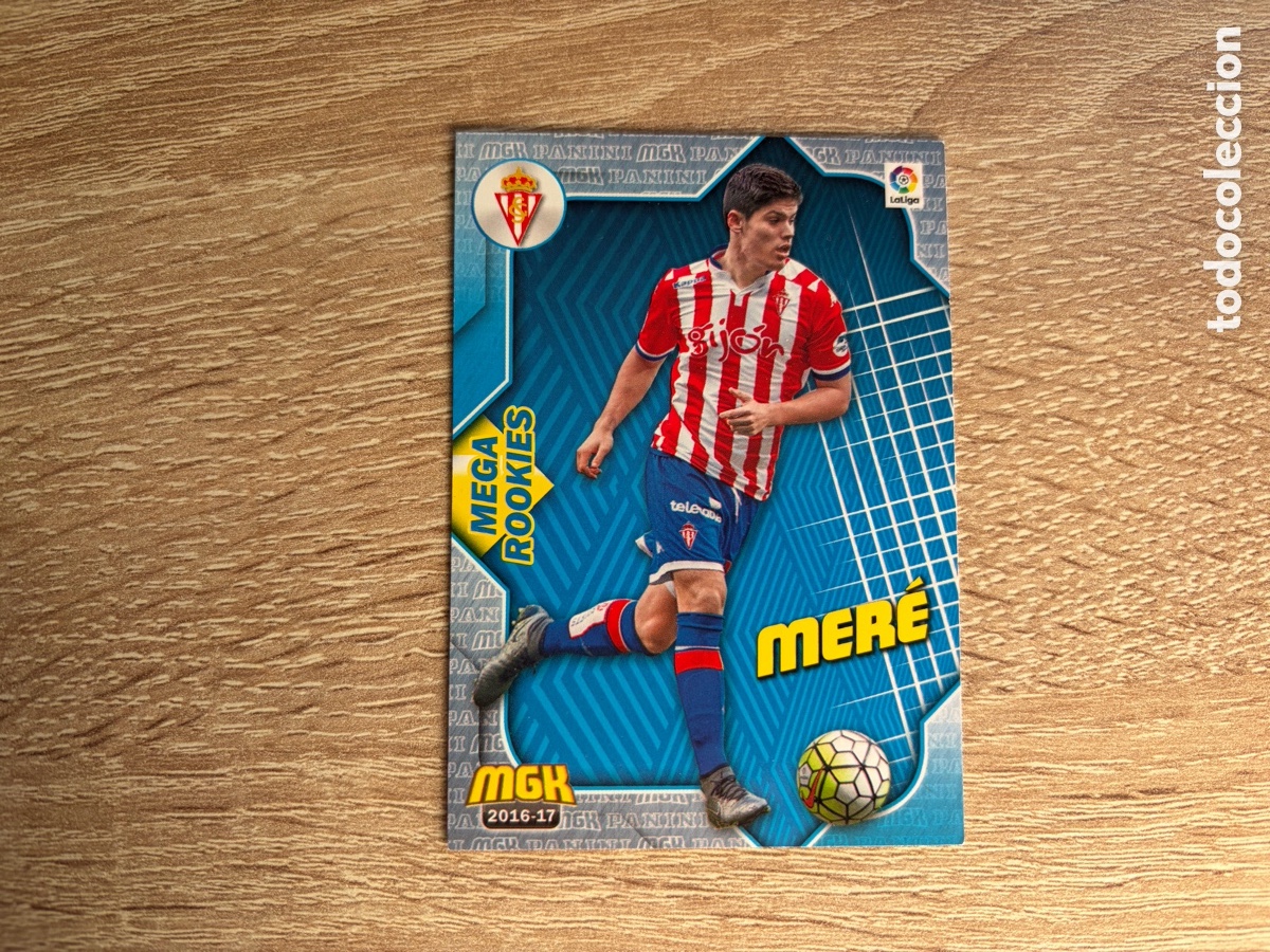 Cromos de f&uacute;tbol: 486 MER&Eacute; MEGA ROOKIES MEGACRACKS MGK 2016 2017 16 17 SPORTING DE GIJ&Oacute;N
