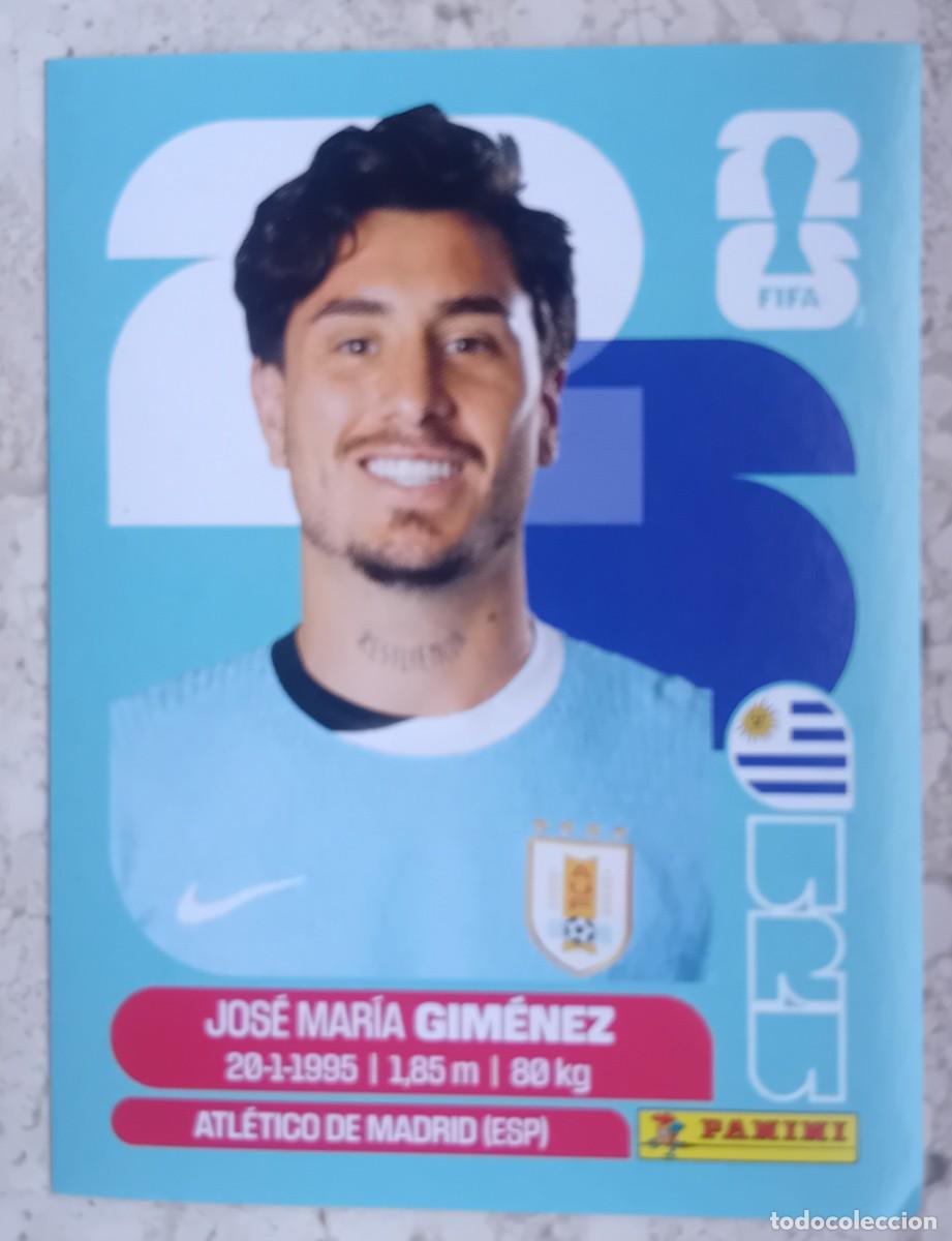 Cromos de f&uacute;tbol: Figurina Panini 2026 Cromo World Cup Usa Mundial 2026 Jos&eacute; Maria Gim&eacute;nez Uruguay n URU 5