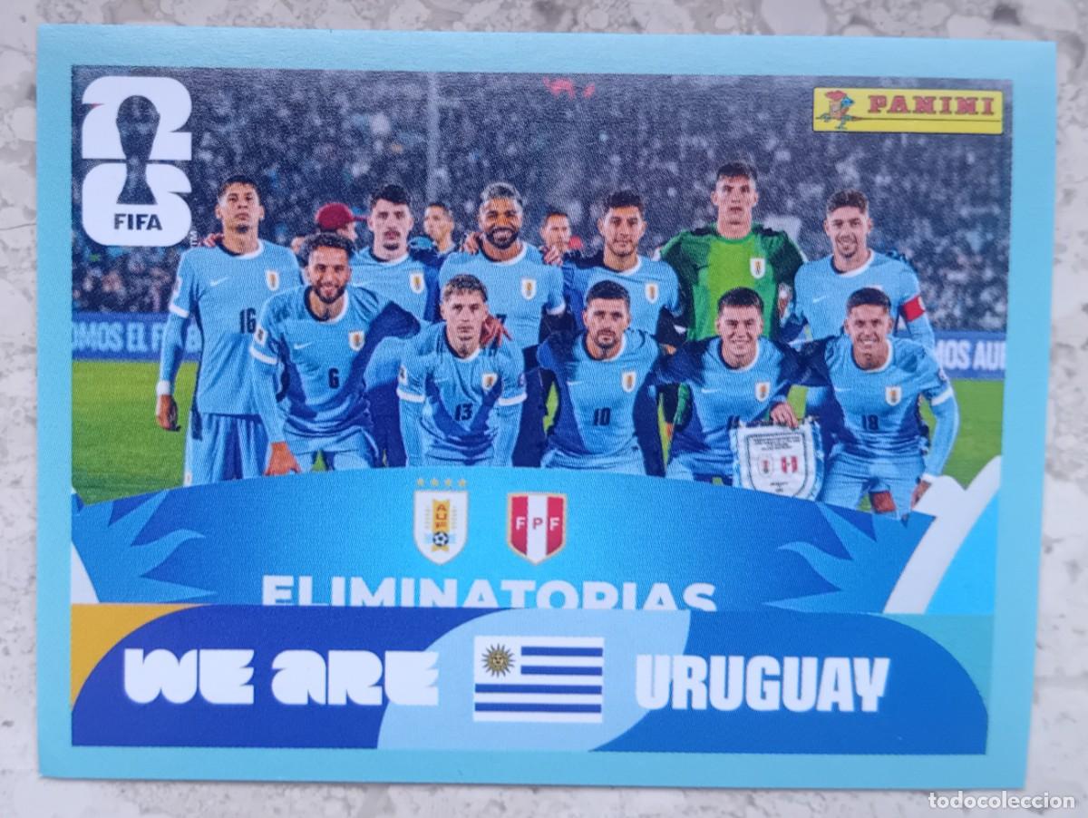 Cromos de f&uacute;tbol: Figurina Panini 2026 Cromo World Cup Usa Mundial 2026 squadra alineaci&oacute;n team Uruguay n URU 13