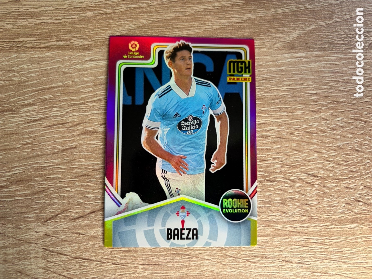 Fu&szlig;ball-Sticker: 383 BAEZA ROOKIE EVOLUTION MEGACRACKS MGK 2021 2022 21 22 RC CELTA