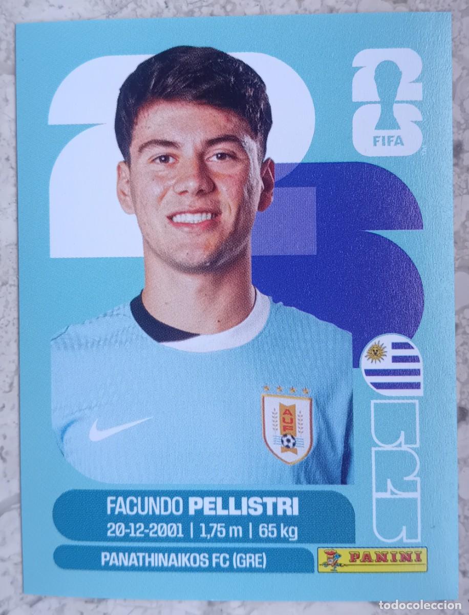 Cartes &agrave; collectionner de Football: Figurina Panini 2026 Cromo World Cup Usa Mundial 2026 Facundo Pellistri Uruguay n URU 20