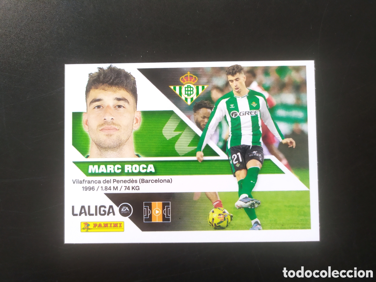 Cromos de Futebol: Liga este 2026 2027 26 27 panini Marc Roca n&deg; 10 Real Betis