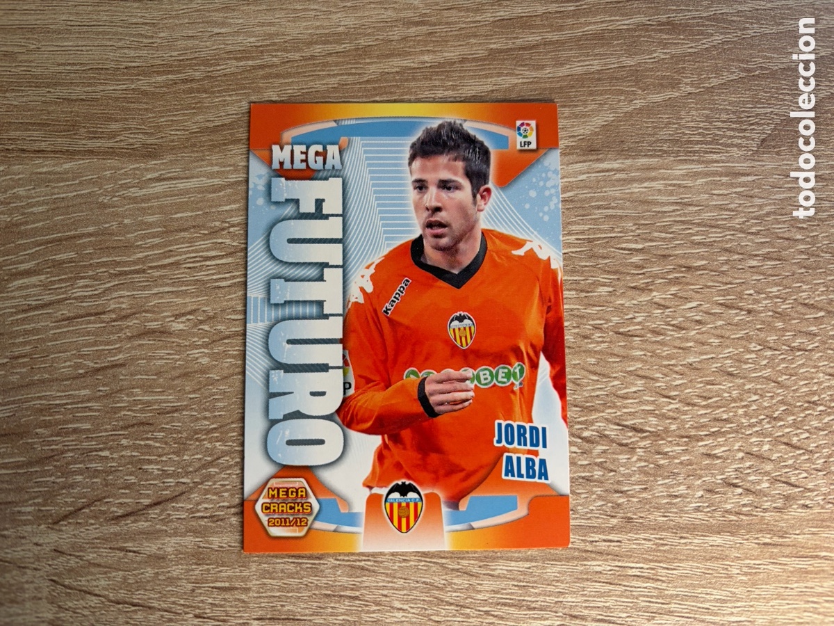 Cromos de Futebol: 418 JORDI ALBA MEGA FUTURO MEGACRACKS MGK 2011 2012 11 12 VALENCIA CF