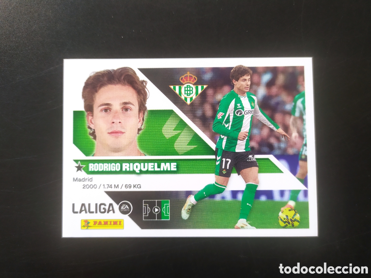 Cromos de f&uacute;tbol: Liga este 2026 2027 26 27 panini Riquelme n&deg; 17 Real Betis