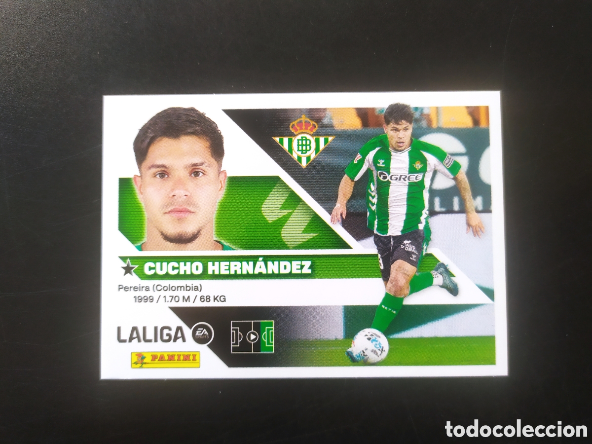 Cromos de f&uacute;tbol: Liga este 2026 2027 26 27 panini Cucho Hern&aacute;ndez n&deg; 19 Real Betis