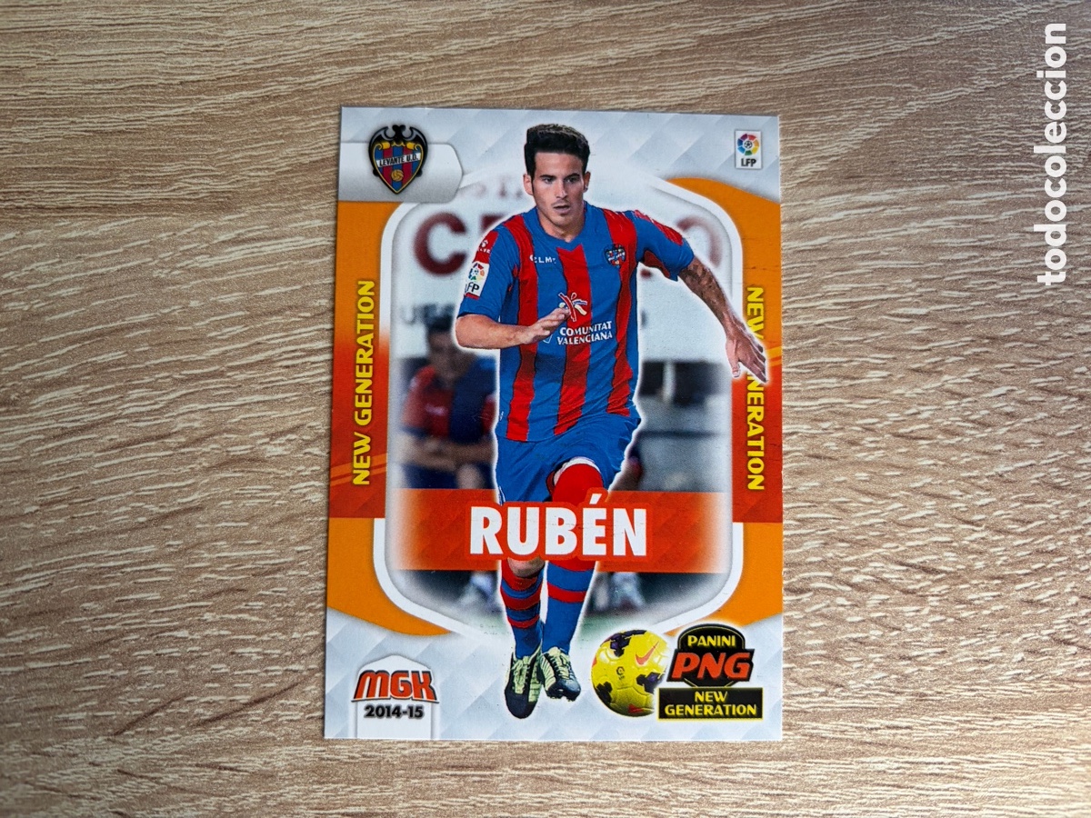 Cromos de f&uacute;tbol: 374 RUB&Eacute;N NEW GENERATION MEGACRACKS MGK 2014 2015 14 15 LEVANTE UD