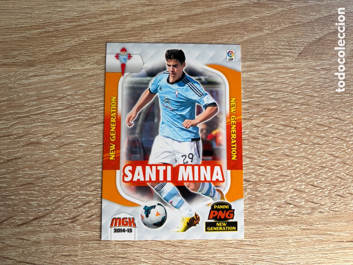 Cromos de f&uacute;tbol: 376 SANTI MINA NEW GENERATION MEGACRACKS MGK 2014 2015 14 15 RC CELTA