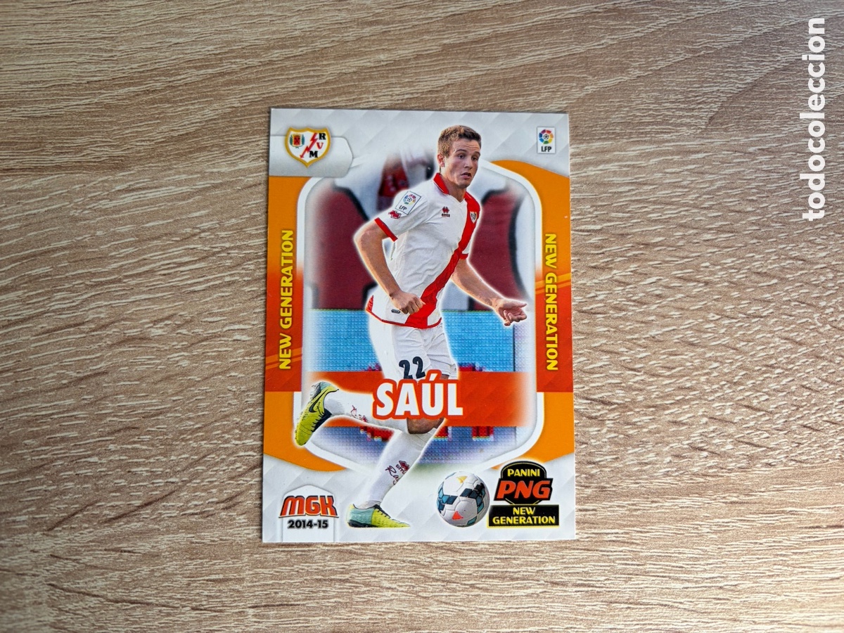 Cromos de f&uacute;tbol: 377 SA&Uacute;L NEW GENERATION MEGACRACKS MGK 2014 2015 14 15 RAYO VALLECANO