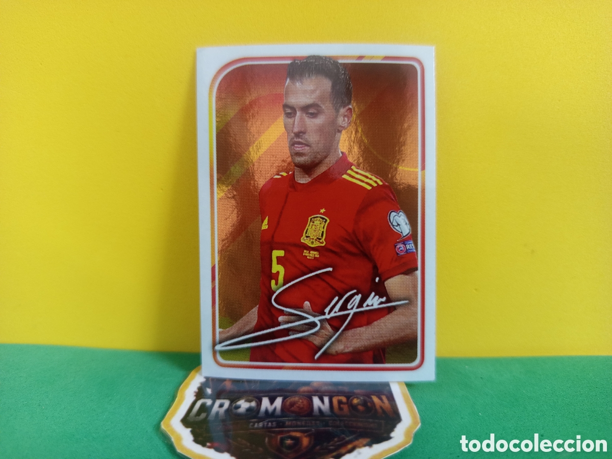 Fu&szlig;ball-Sticker: ❇️ CROMO ⚽ SERGIO BUSQUETS ESPA&Ntilde;A 44 EL &Aacute;LBUM DE LA SELECCI&Oacute;N CARREFOUR PANINI FAMILY SIN PEGAR ❇️