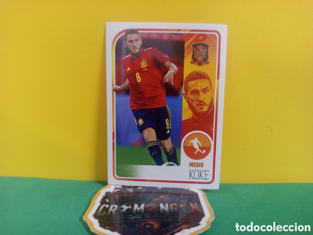 Fu&szlig;ball-Sticker: ❇️ CROMO ⚽ KOKE ESPA&Ntilde;A 45 EL &Aacute;LBUM DE LA SELECCI&Oacute;N CARREFOUR PANINI FAMILY SIN PEGAR ❇️