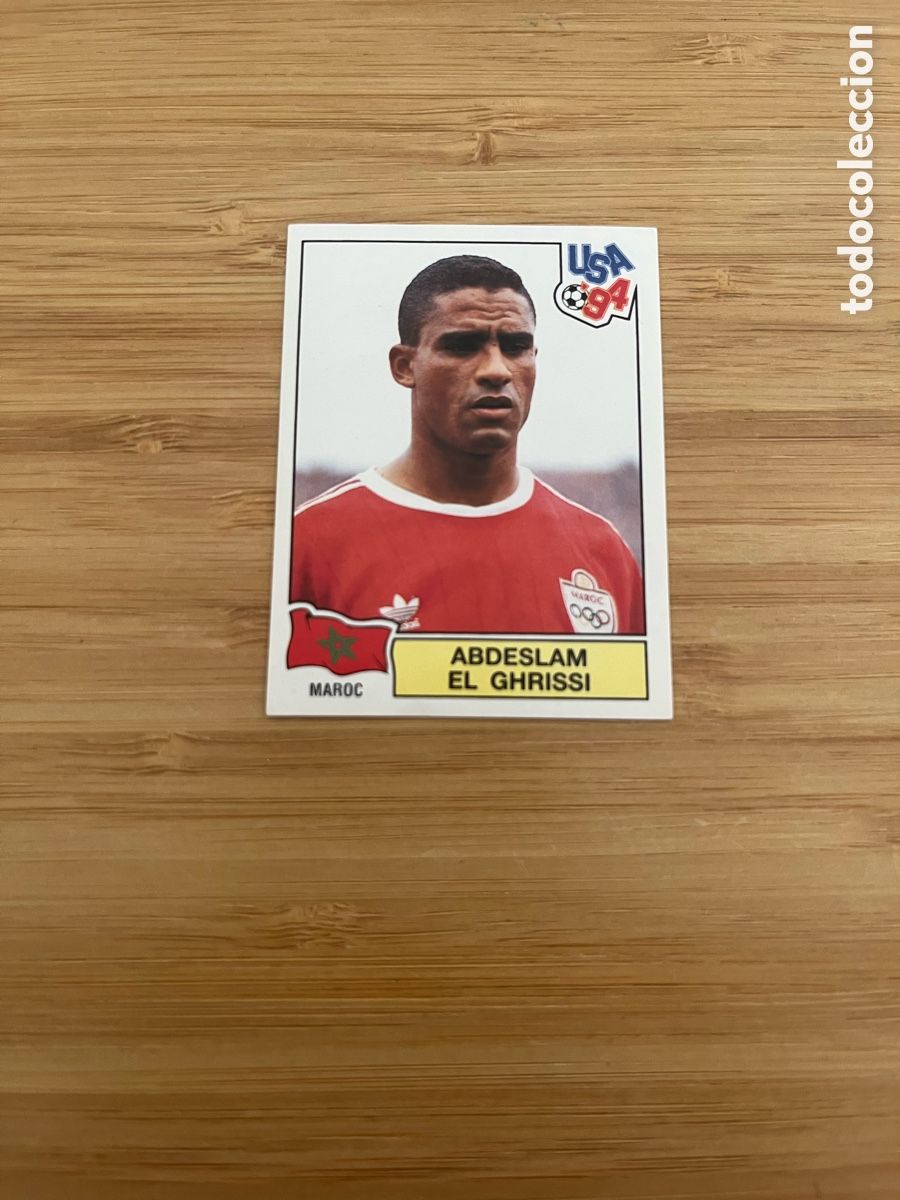 Cromos de f&uacute;tbol: ABDESLAM EL GHRISSI 414 MARRUECOS MAROC MUNDIAL ESTADOS UNIDOS 94 USA 1994 PANINI NUEVO SIN PEGAR