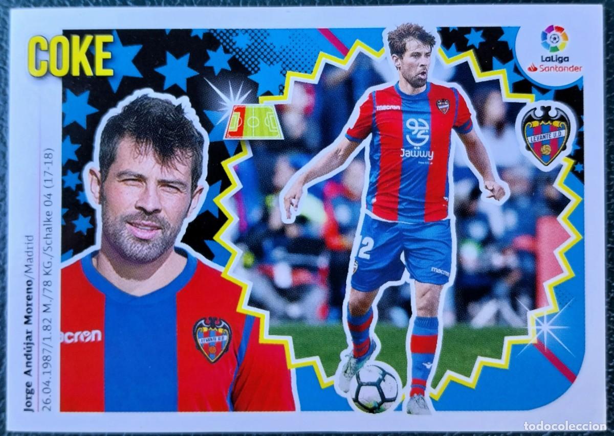 Cromos de f&uacute;tbol: 3A / 3 A COKE LEVANTE UD CROMOS ALBUM EDICIONES ESTE 2018 2019 18 19