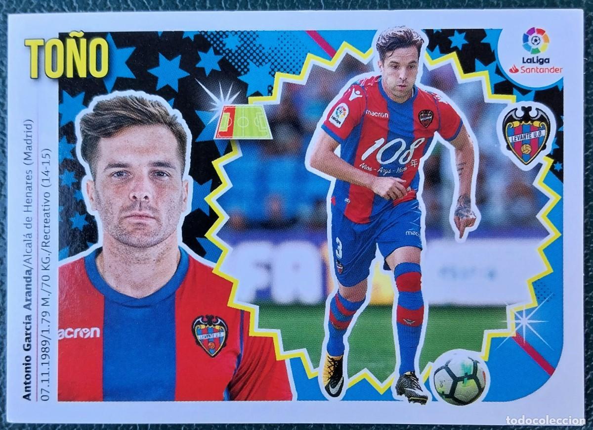 Cromos de f&uacute;tbol: 7 TO&Ntilde;O LEVANTE UD CROMOS ALBUM EDICIONES ESTE 2018 2019 18 19