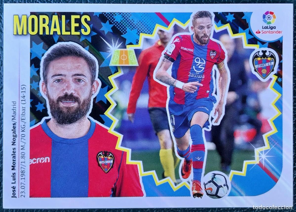 Cromos de f&uacute;tbol: 13 MORALES LEVANTE UD CROMOS ALBUM EDICIONES ESTE 2018 2019 18 19