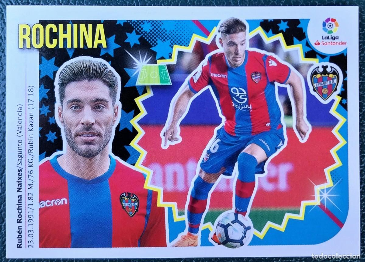 Cromos de f&uacute;tbol: 14 BIS ROCHINA LEVANTE UD COLOCA CROMOS ALBUM EDICIONES ESTE 2018 2019 18 19