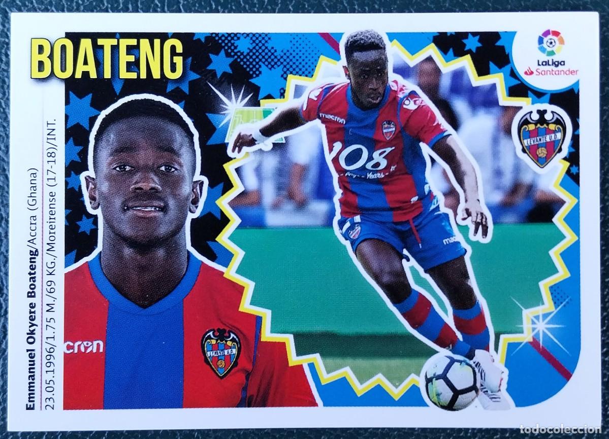 Cromos de f&uacute;tbol: 15 BOATENG LEVANTE UD CROMOS ALBUM EDICIONES ESTE 2018 2019 18 19