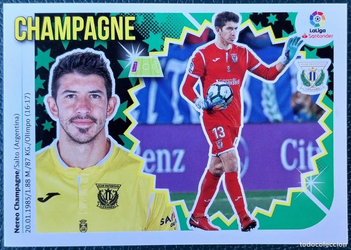 Cromos de f&uacute;tbol: 2 CHAMPAGNE CD LEGANES CROMOS ALBUM EDICIONES ESTE 2018 2019 18 19
