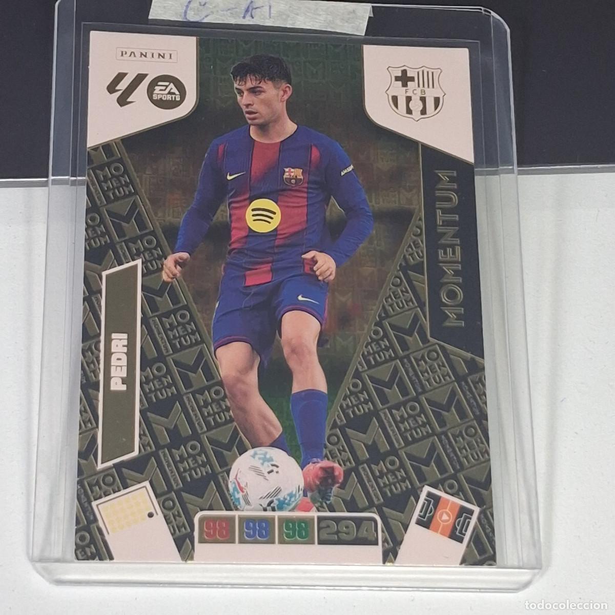 Cromos de f&uacute;tbol: C1A1 PEDRI BARCELONA BAR&Ccedil;A MOMENTUM PANINI LIGA ADRENALYN XL 2025 2026 25 26