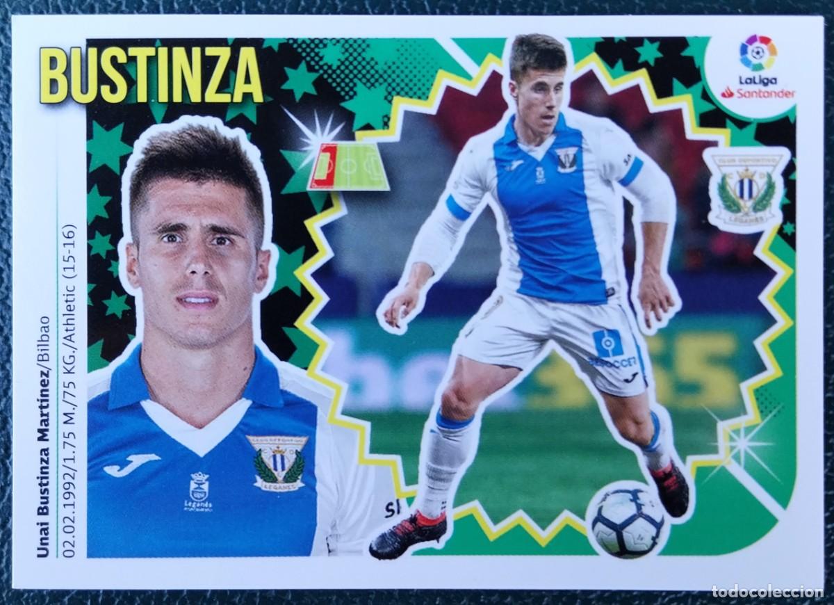 Cromos de f&uacute;tbol: 3 BUSTINZA CD LEGANES CROMOS ALBUM EDICIONES ESTE 2018 2019 18 19
