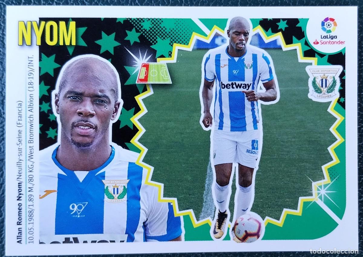 Cromos de f&uacute;tbol: 3 BIS NYOM CD LEGANES COLOCA CROMOS ALBUM EDICIONES ESTE 2018 2019 18 19