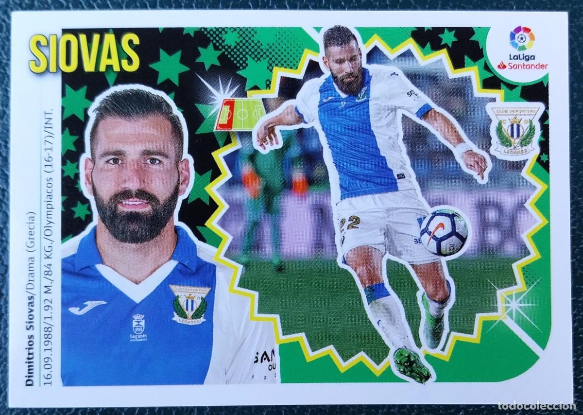 Cromos de f&uacute;tbol: 4 SIOVAS CD LEGANES CROMOS ALBUM EDICIONES ESTE 2018 2019 18 19
