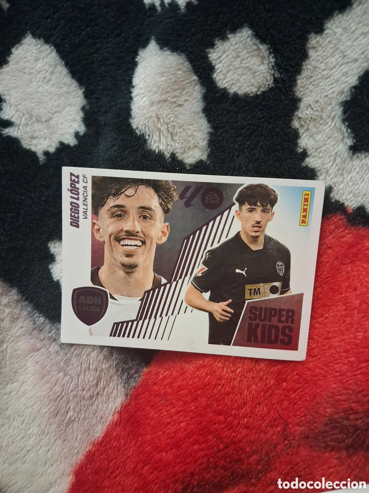 Cromos de f&uacute;tbol: DIEGO LOPEZ SUPER KIDS VALENCIA N&ordm; 7 LIGA ESTE 25 26 2025 2026 PANINI