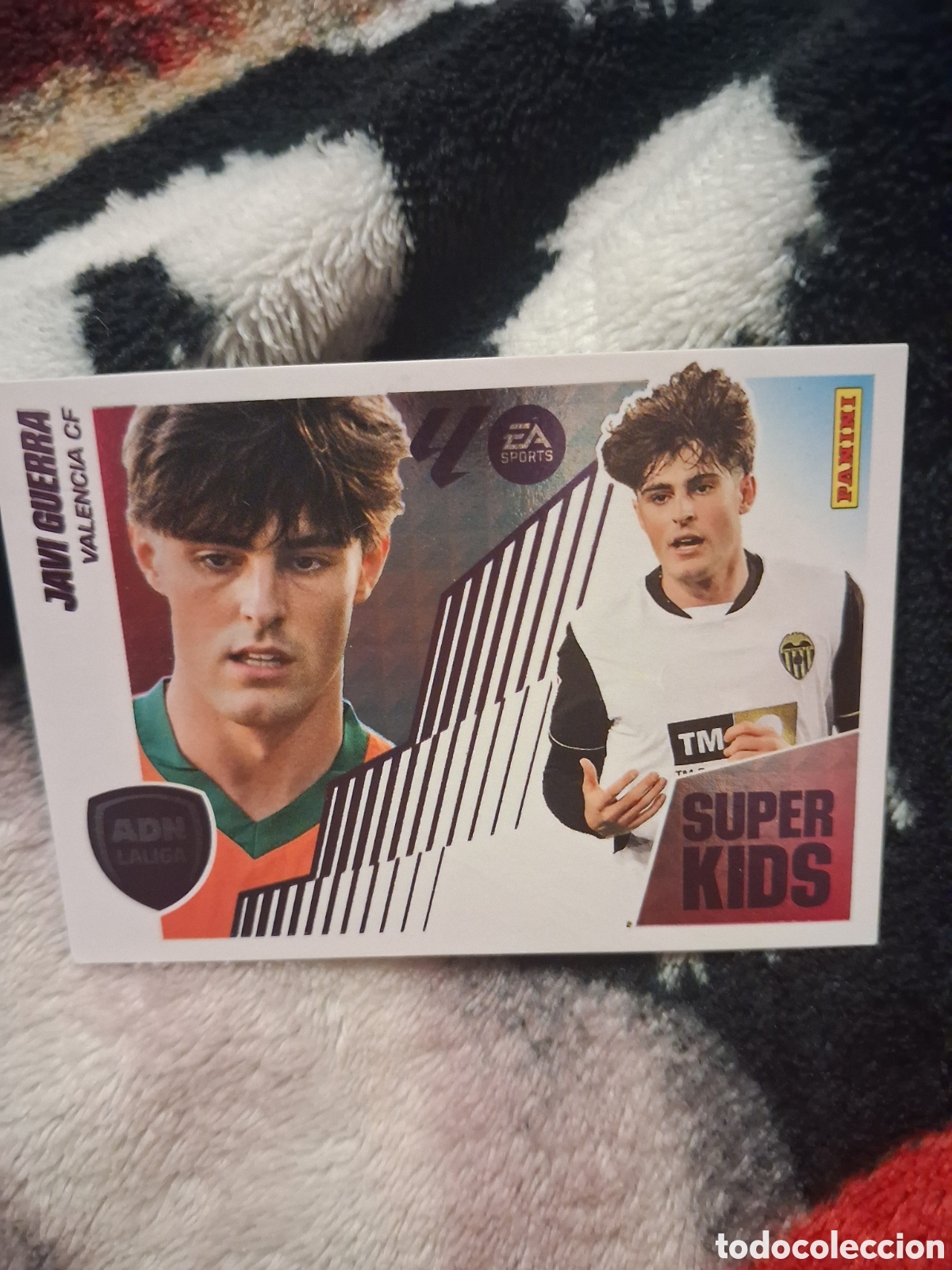 Cromos de f&uacute;tbol: 12 JAVI GUERRA VALENCIA SUPER KIDS SUPERKIDS ADN ⚽ PANINI LIGA ESTE 25 26 2025 2026 ⚽