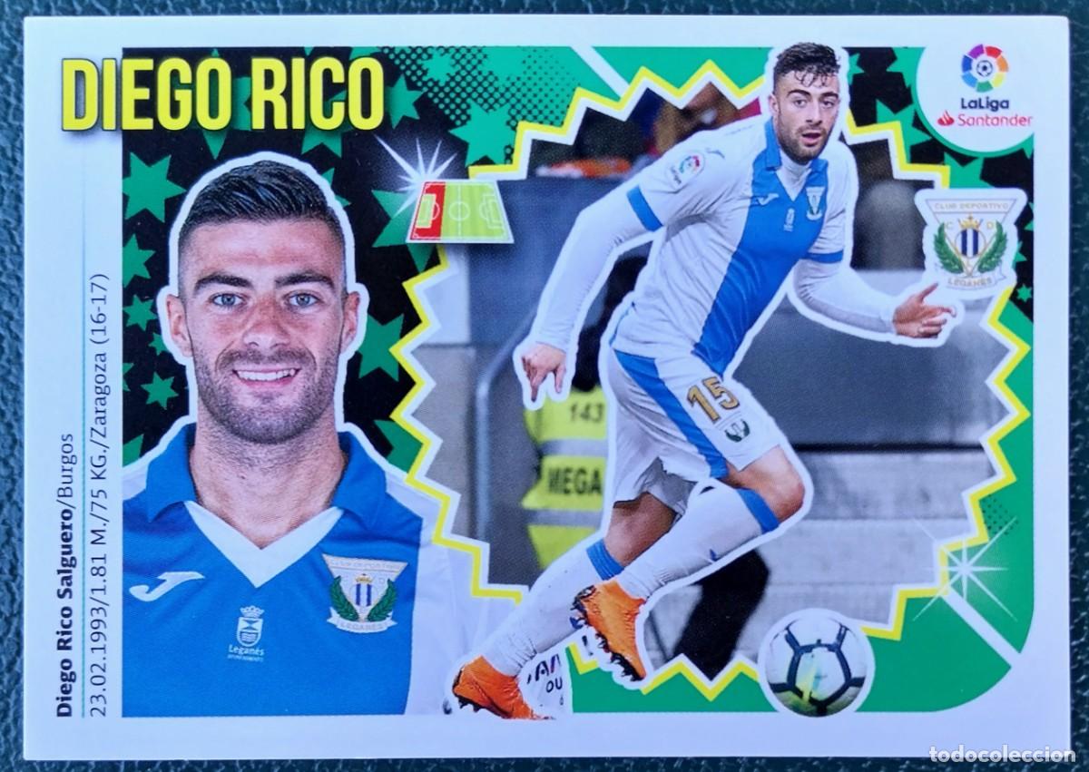 Cromos de f&uacute;tbol: 7 DIEGO RICO CD LEGANES CROMOS ALBUM EDICIONES ESTE 2018 2019 18 19