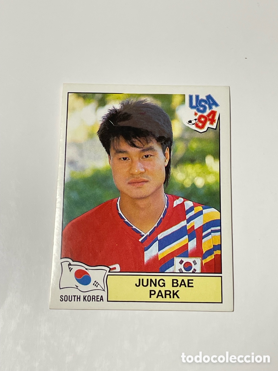Cromos de f&uacute;tbol: Jung Bae Park Corea del Sur Panini USA &lsquo;94 #207