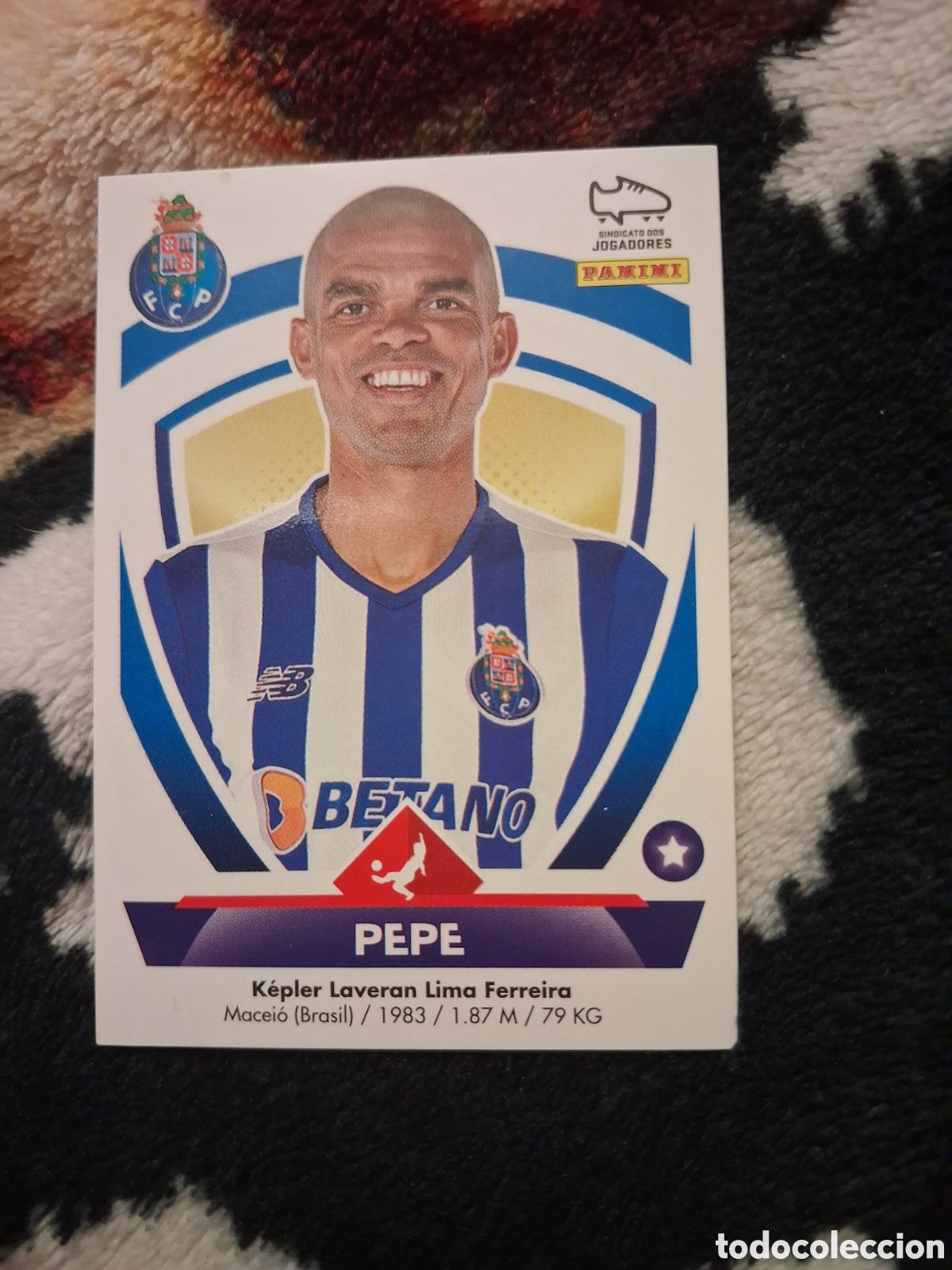 Cromos de f&uacute;tbol: N&ordm; 252 Pepe Oporto Futebol Liga Portuguesa 22 23