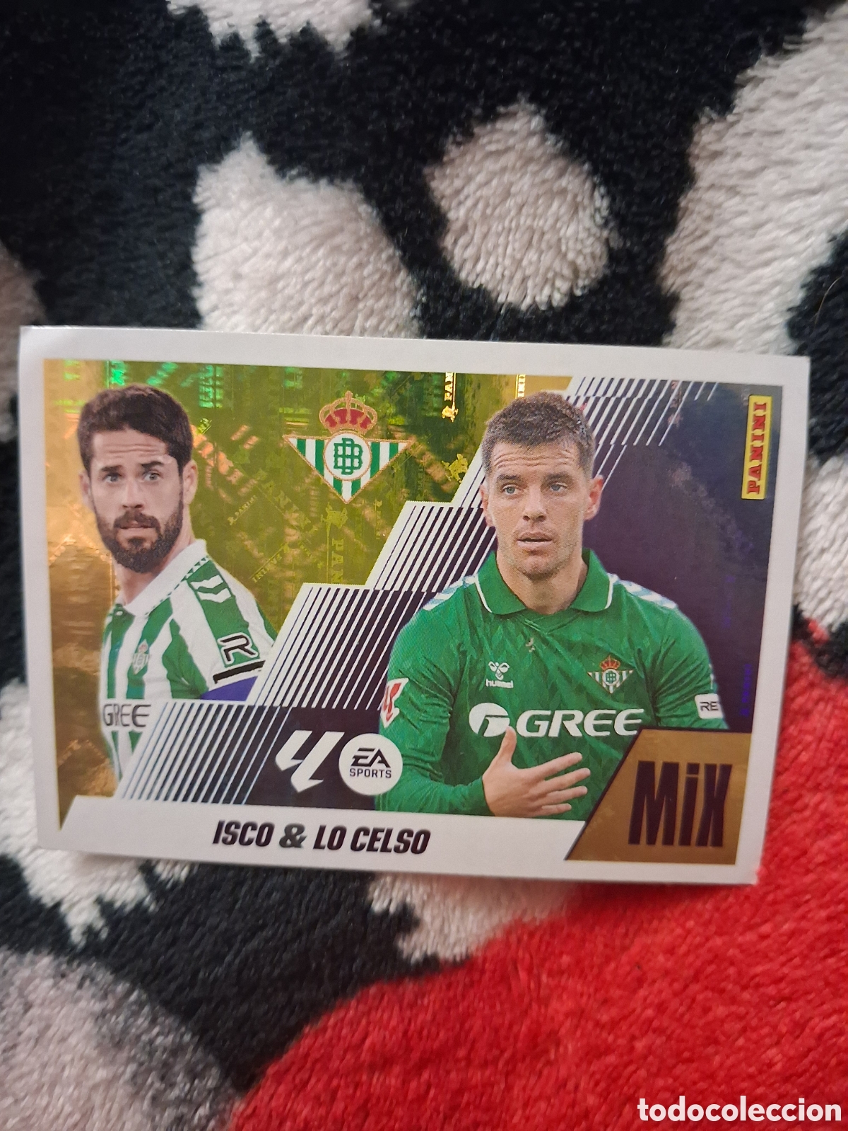 Cromos de f&uacute;tbol: ISCO LO CELSO BETIS MIX N&ordm; 11 LIGA ESTE 25 26 2025 2026 PANINI