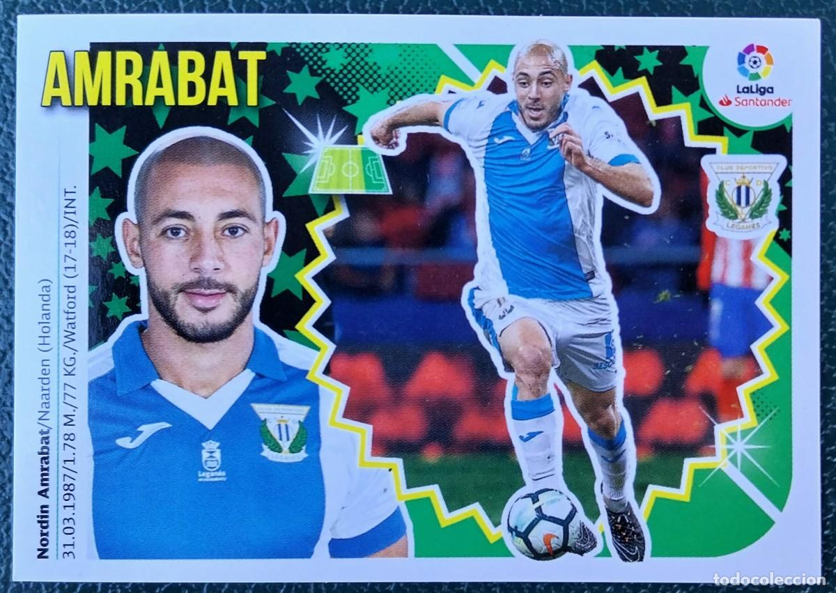 Cromos de f&uacute;tbol: 15 AMRABAT CD LEGANES CROMOS ALBUM EDICIONES ESTE 2018 2019 18 19