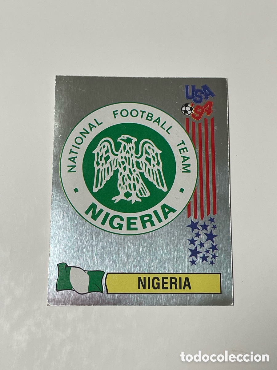 Cromos de f&uacute;tbol: Escudo Nigeria USA &lsquo;94 Panini #235