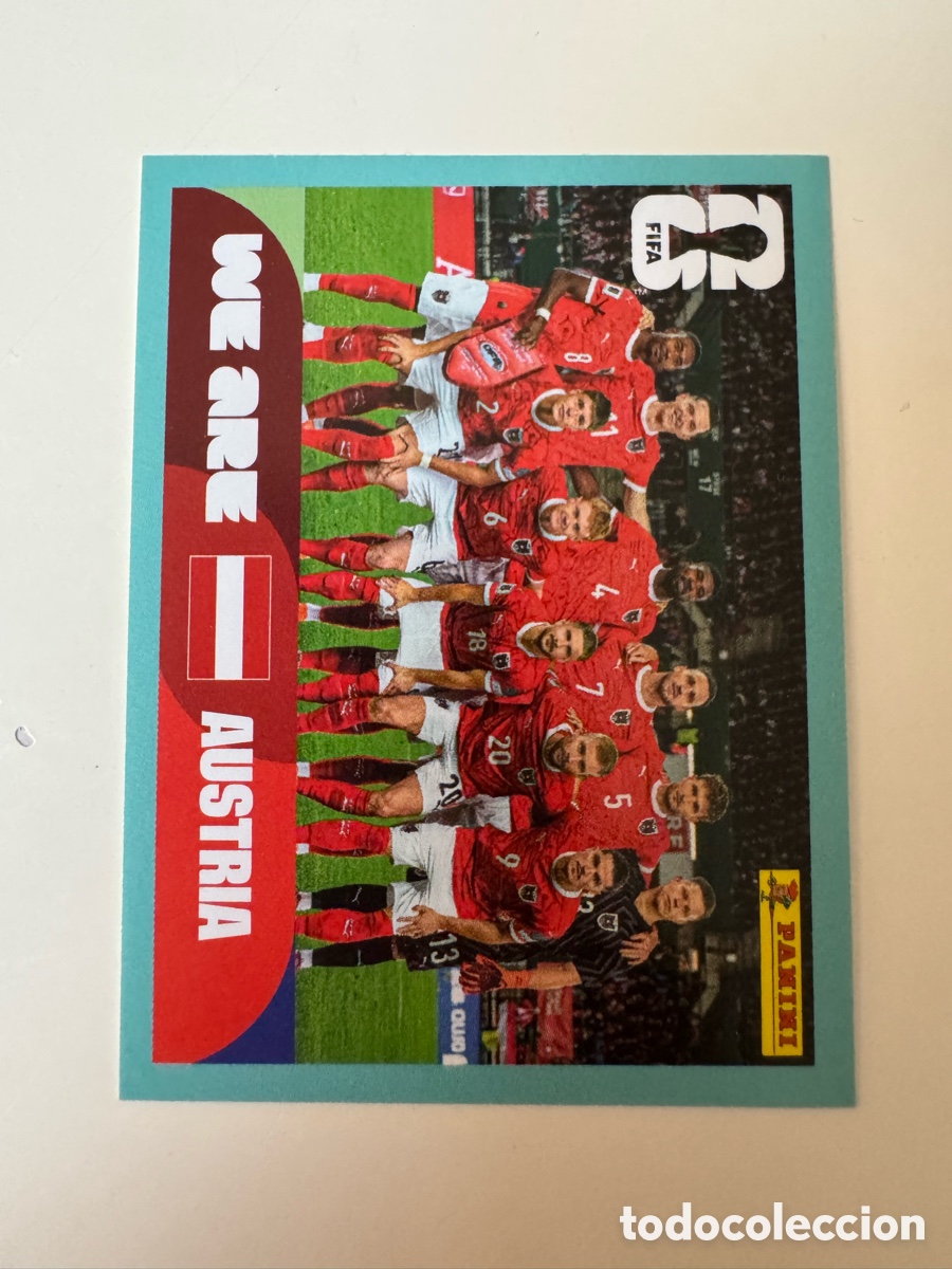 Cromos de f&uacute;tbol: FIFA WORLD CUP 2026 STICKER PANINI &ndash; Austria Plantilla AUT13