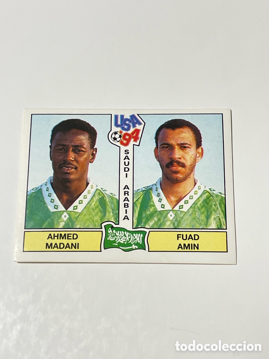 Cromos de f&uacute;tbol: Ahmed Madani - Fuad Amin Arabia Saud&iacute; Panini USA &lsquo;94 #438